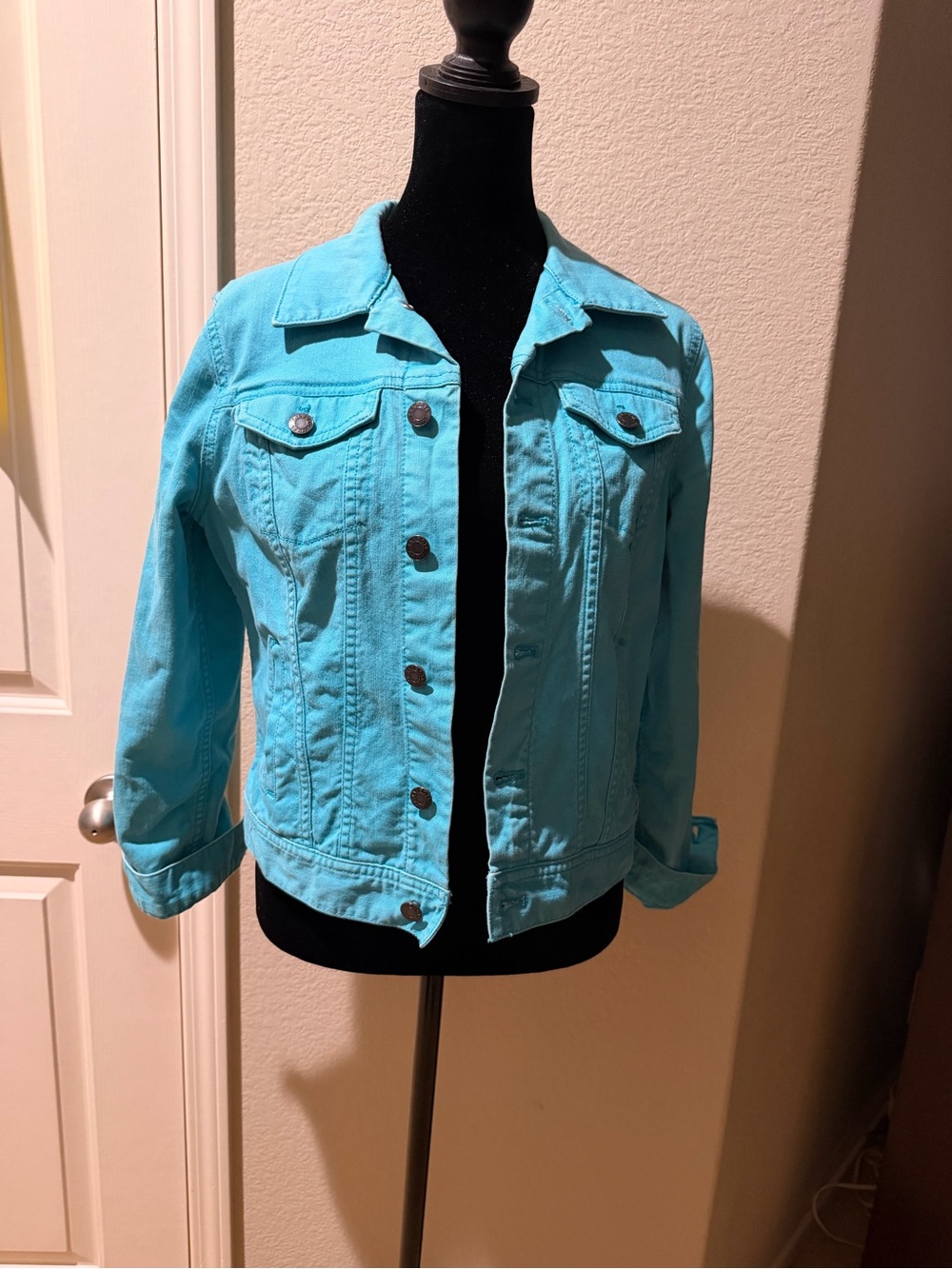 Talbots Turquoise Denim Jacket for Girls